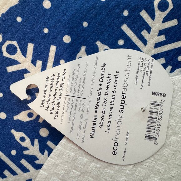 Wet-It! Swedish Treasures Round Dishcloth & Cleaning Cloth -Set of 2 - Picture 2 of 3